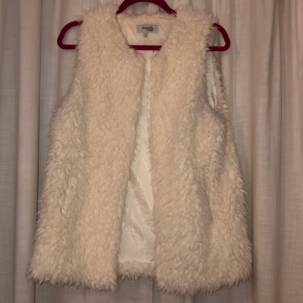 Faux fur vest